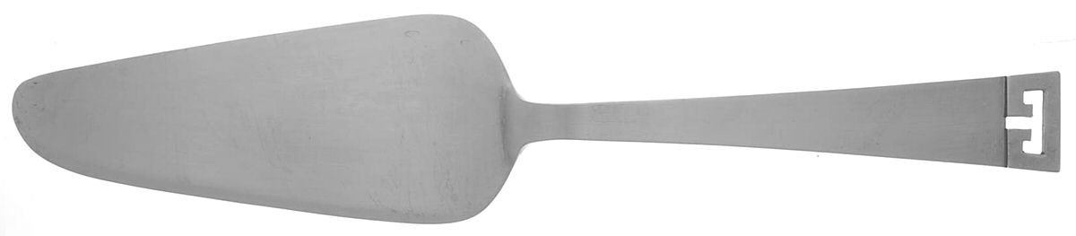 Chinese Key (Sterling, 1969) Solid Pastry Server by Allan Adler-1
