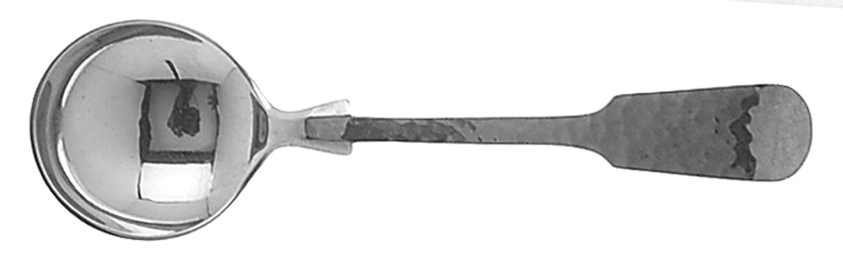 Fiddle (Sterling) Round Bowl Soup Spoon (Cream Soup) by Allan Adler-1