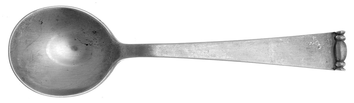 Modern Georgian (Sterling) Round Bowl Soup Spoon (Cream Soup) by Allan Adler-1