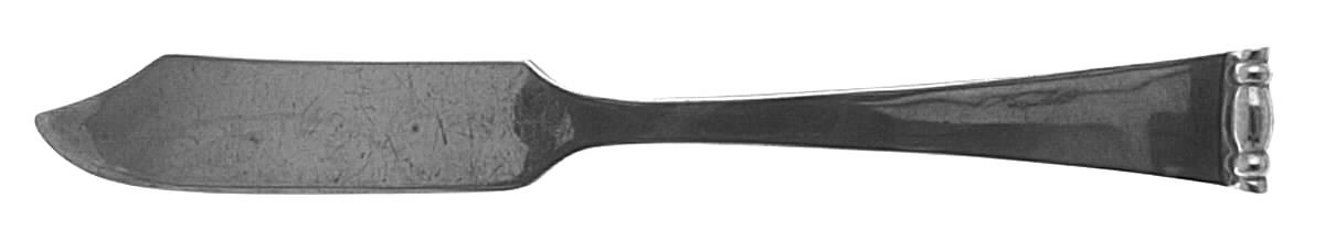 Modern Georgian (Sterling) Flat Handle Butter Spreader by Allan Adler-1