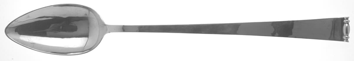 Modern Georgian (Sterling) Large Solid Dressing Spoon by Allan Adler-1