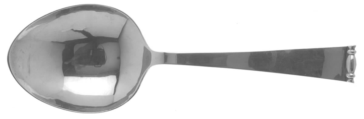 Modern Georgian (Sterling) Solid Oversize Vegetable Serving Spoon by Allan Adler-1