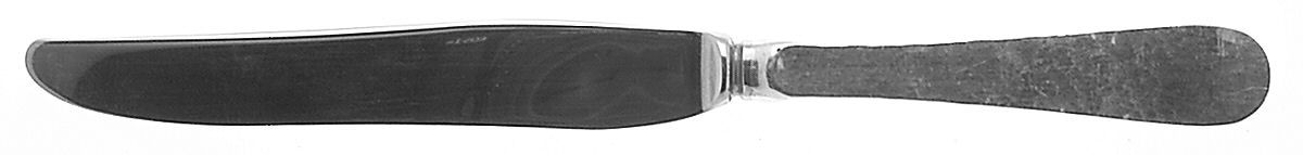 Round End (Sterling) New French Solid Knife by Allan Adler-1