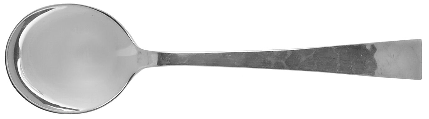 Starlit (Sterling) Round Bowl Soup Spoon (Cream Soup) by Allan Adler-1