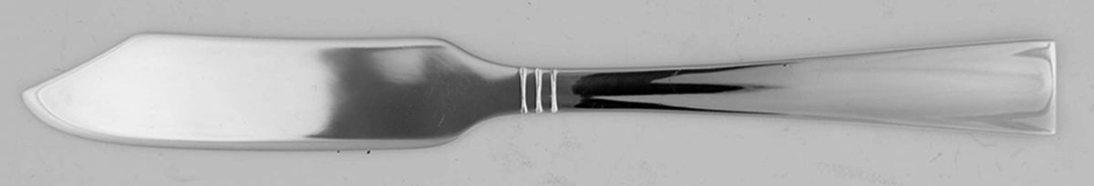 Sunset (Sterling) Flat Handle Butter Spreader by Allan Adler-1
