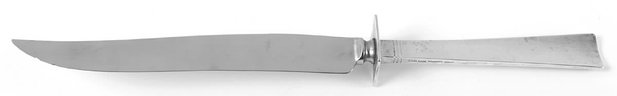 Sunset (Sterling) Large Stainless Blade Roast Carving Knife by Allan Adler-1