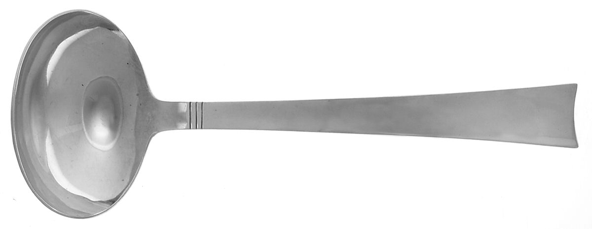 Sunset (Sterling) Solid Soup Ladle by Allan Adler-1