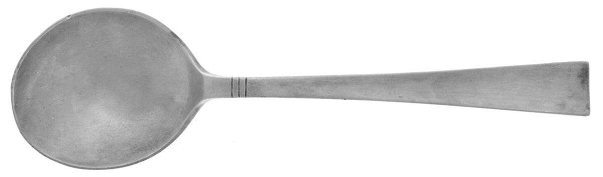 Sunset (Sterling) Round Bowl Soup Spoon (Cream Soup) by Allan Adler-1
