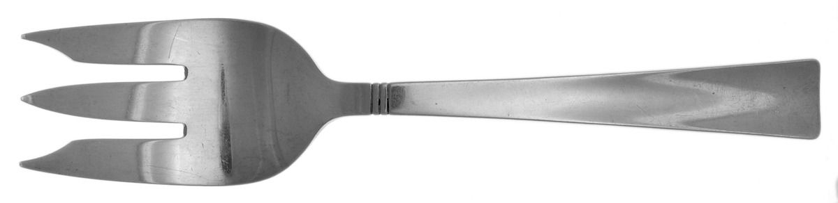 Sunset (Sterling) Medium Solid Cold Meat Serving Fork by Allan Adler-1
