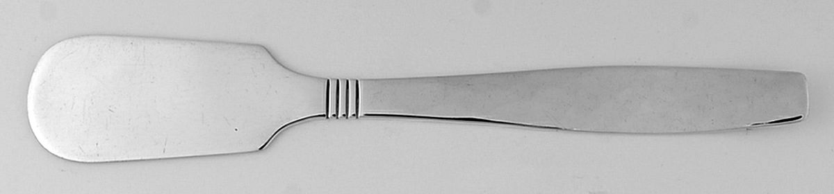 Swedish Modern (Sterling) Flat Handle Butter Spreader by Allan Adler-1