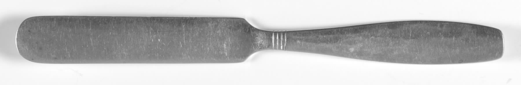 Swedish Modern (Sterling) Flat Handle Butter Spreader by Allan Adler-1