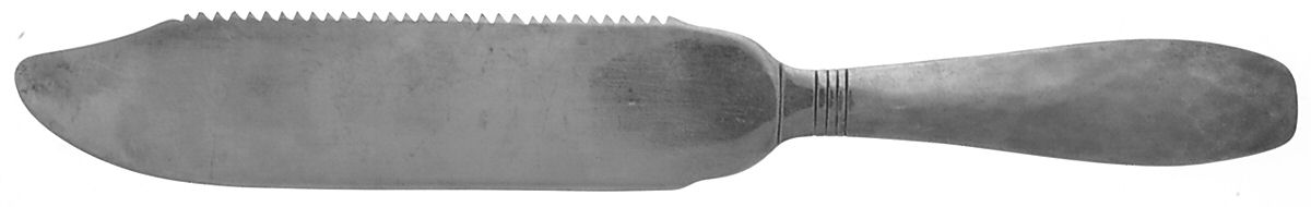 Swedish Modern (Sterling) Large Solid Piece Cake Knife by Allan Adler-1