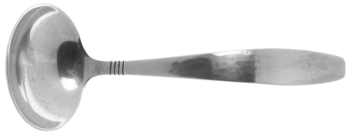 Swedish Modern (Sterling) Solid Gravy Ladle by Allan Adler-1