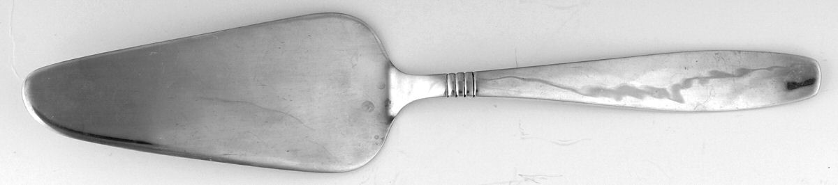 Swedish Modern (Sterling) Solid Serving Cheese Knife by Allan Adler-1
