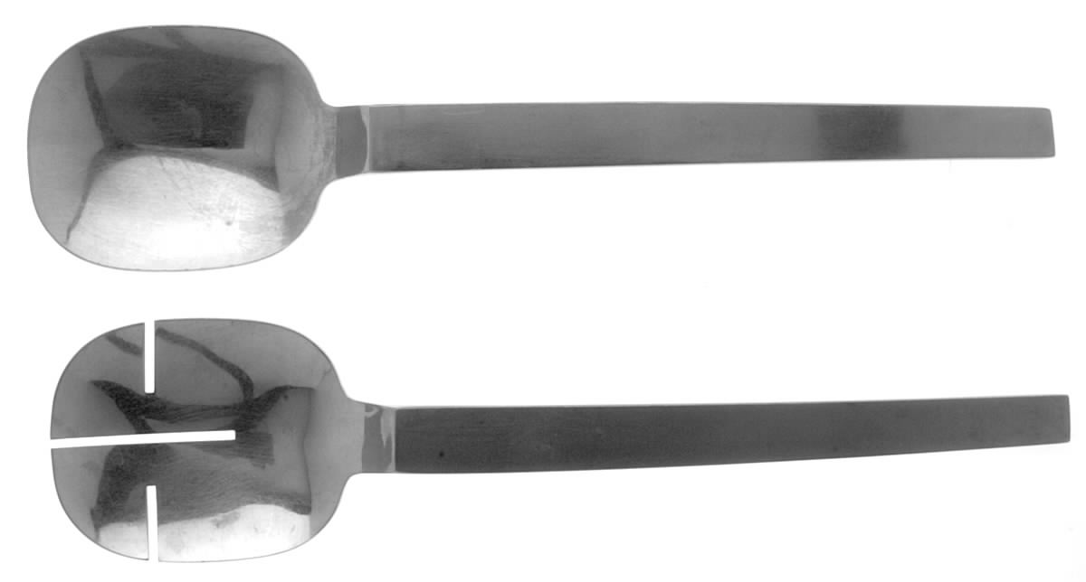 Maestro (Stainless) (2 Pc) Solid Salad Set by Amboss-1