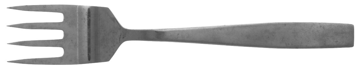 Modern (Stainless) Medium Solid Cold Meat Serving Fork by Amboss-1