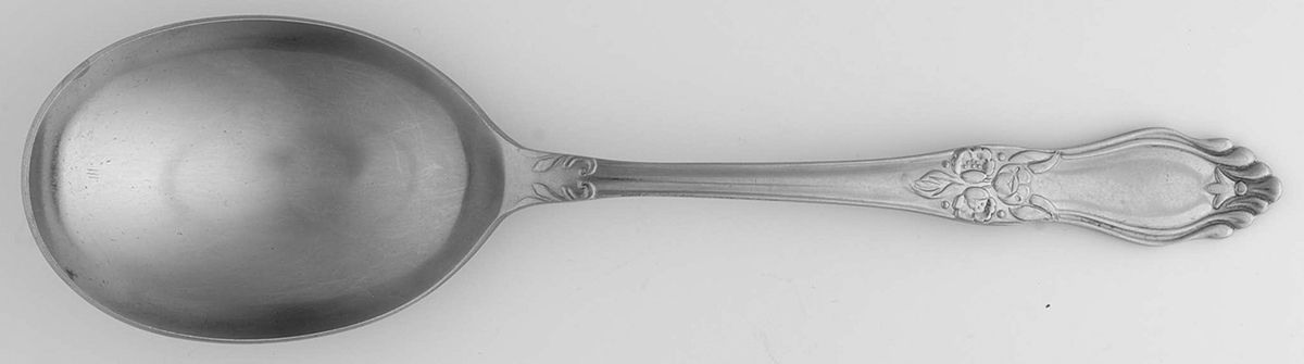 AEF2 (STAINLESS) Solid Smooth Casserole Spoon by Amere-1