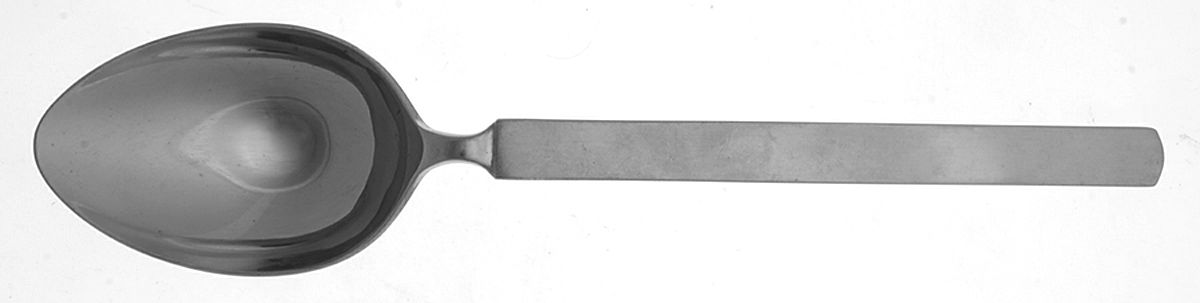 Dry (Stainless) Solid Serving Spoon by Alessi-1