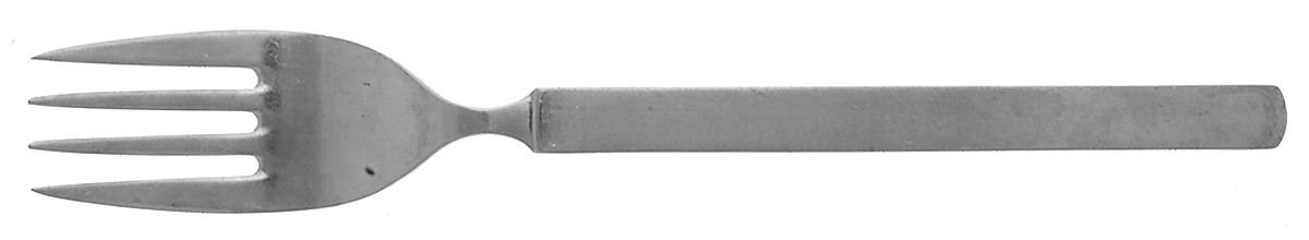 Dry (Stainless) Solid Serving Fork by Alessi-1