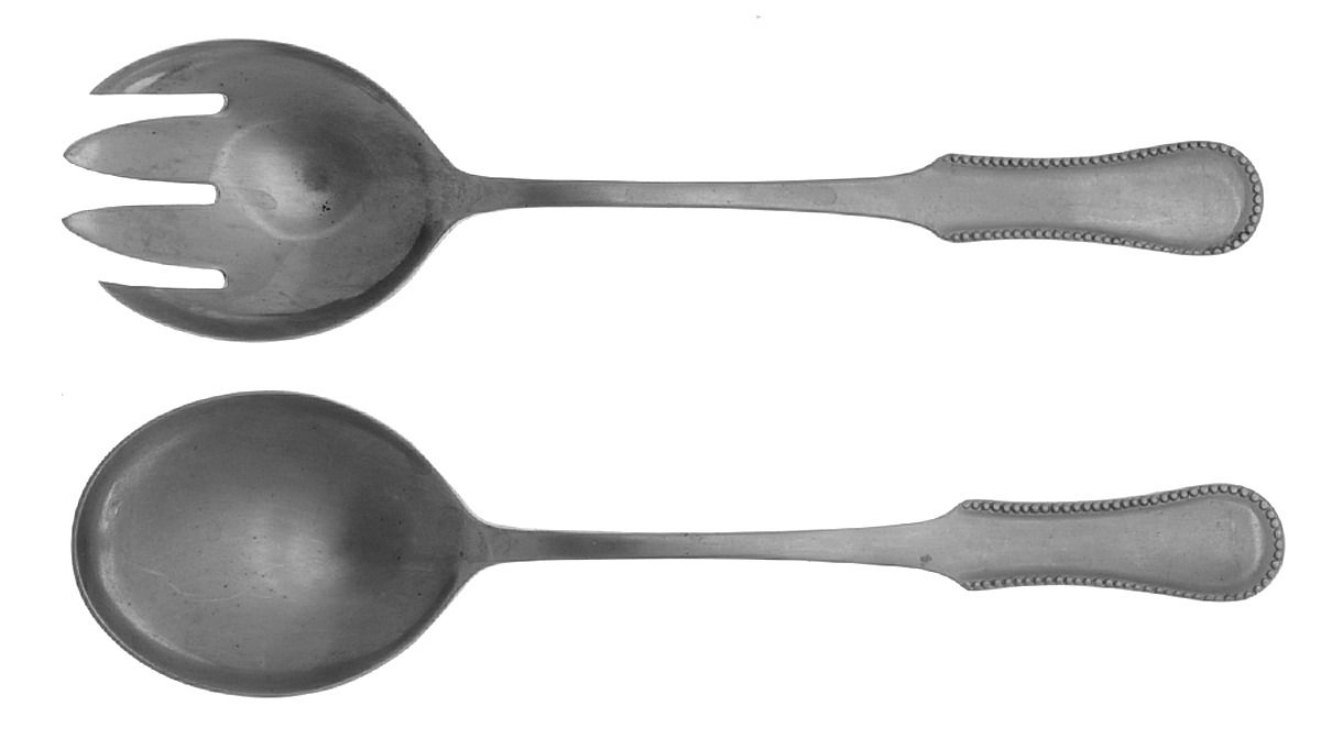 AFS8 (Stainless) (2 Pc) Solid Salad Set by Amefa-1