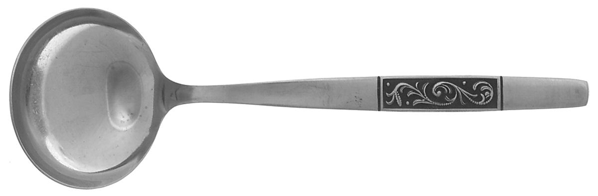 Royal Damask (Stainless) Solid Gravy Ladle by Amefa-1