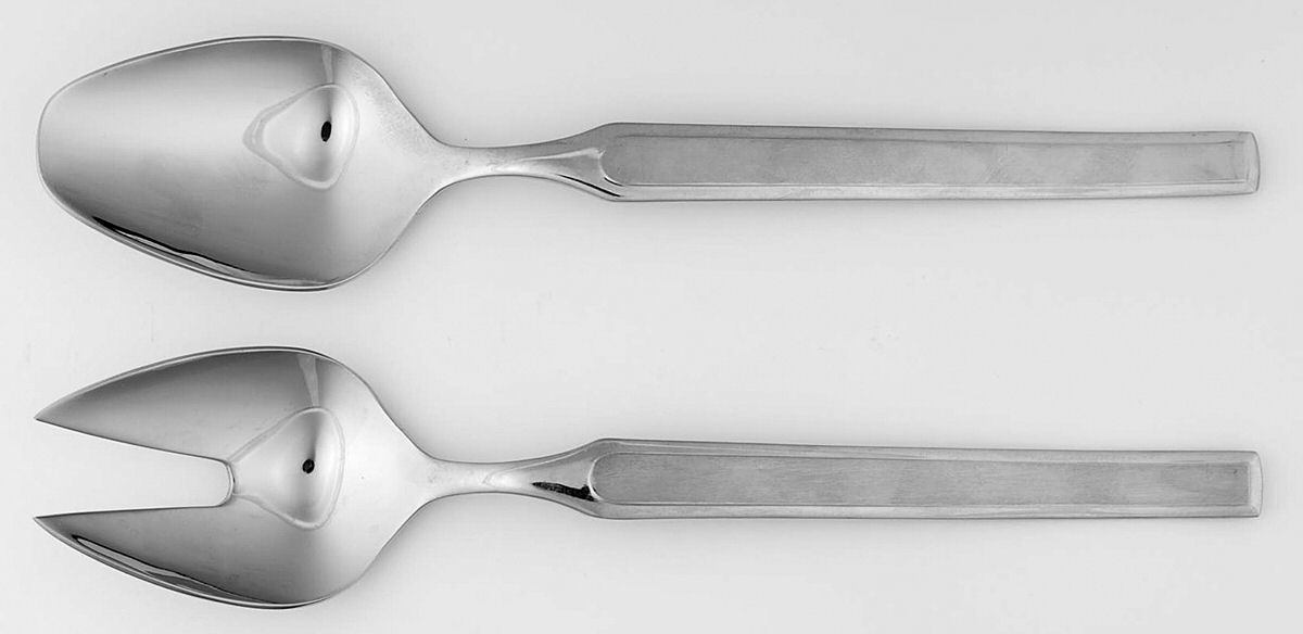 Sylvia (Stainless) (2 Pc) Solid Salad Set by Amefa-1