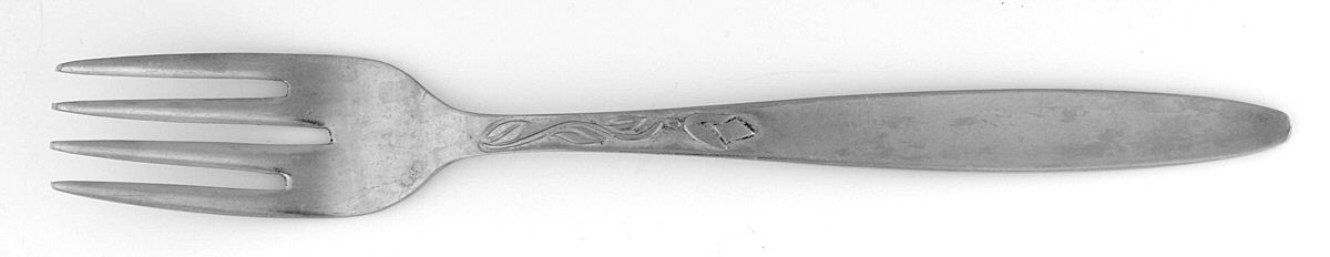 Tulip Time (Stainless) Individual Solid Fish Fork by Amefa-1
