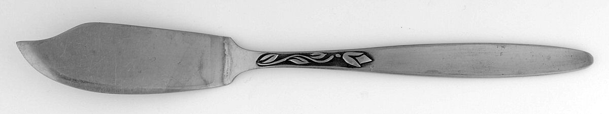 Tulip Time (Stainless) Individual Solid Fish Knife by Amefa-1