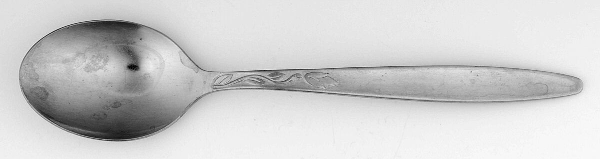 Tulip Time (Stainless) Dessert/Oval Soup Spoon by Amefa-1