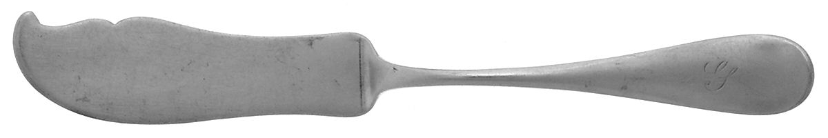 Antique (Sterling, 1907) Flat Handle Master Butter Knife by Alvin-1