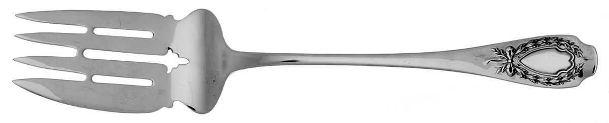 Apollo (Sterling, 1900) Medium Solid Cold Meat Serving Fork by Alvin-1