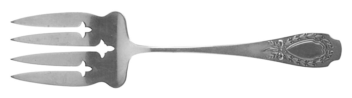 Apollo (Sterling, 1900) Large Solid Tined Sardine Serving Fork by Alvin-1