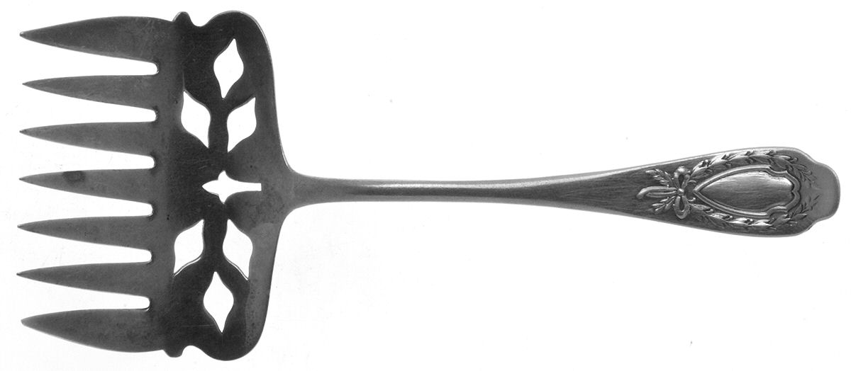 Apollo (Sterling, 1900) Small Solid Tined Sardine Serving Fork by Alvin-1