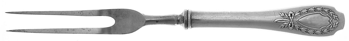 Apollo (Sterling, 1900) Small Steak Carving Fork with Stainless Prongs by Alvin-1