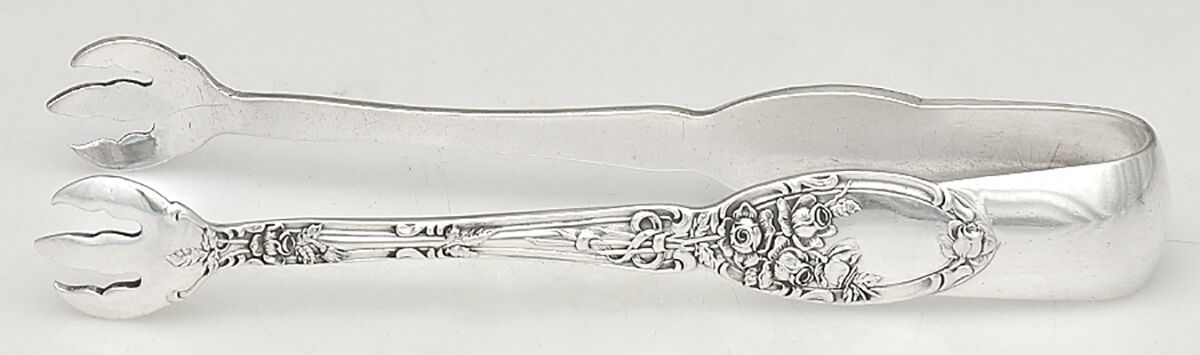 Brides Bouquet (Silverplate, 1908) Sugar Tongs by Alvin-1