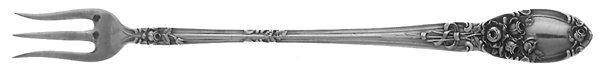 Brides Bouquet (Silverplate, 1908) Cocktail/Seafood Fork by Alvin-1