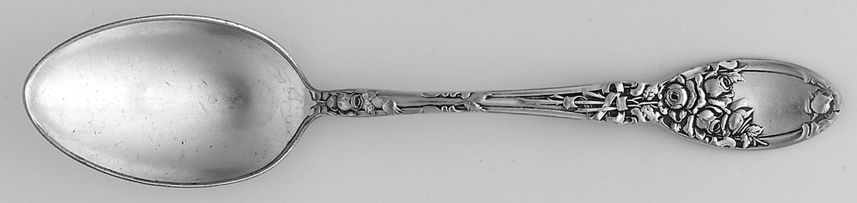 Brides Bouquet (Silverplate, 1908) Five O'Clock Teaspoon by Alvin-1