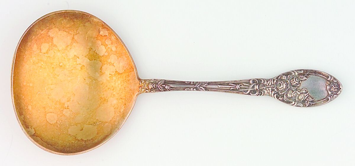 Brides Bouquet (Silverplate, 1908) Solid Bon Bon Spoon by Alvin-1