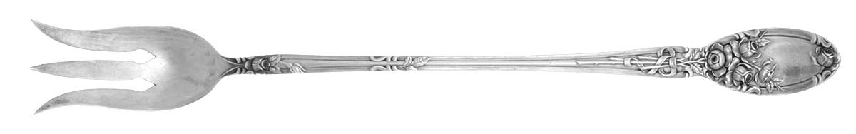 Brides Bouquet (Silverplate, 1908) Large Lettuce Serving Fork by Alvin-1