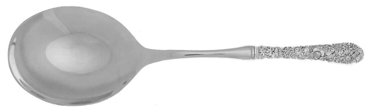 Bridal Bouquet (Sterling, 1932) Casserole Spoon with Smooth Stainless Bowl HC by Alvin-1