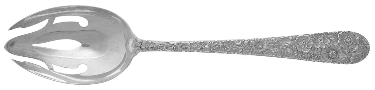 Bridal Bouquet (Sterling, 1932) Pierced Tablespoon (Serving Spoon) by Alvin-1
