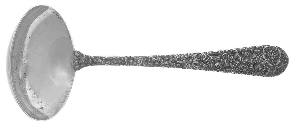 Bridal Bouquet (Sterling, 1932) Solid Gravy Ladle by Alvin-1