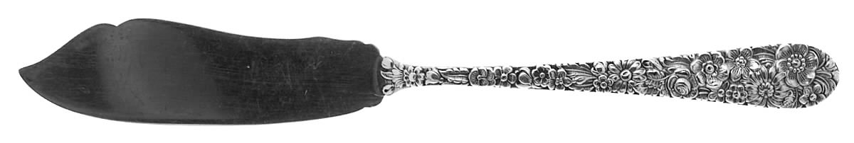 Bridal Bouquet (Sterling, 1932) Flat Handle Master Butter Knife by Alvin-1