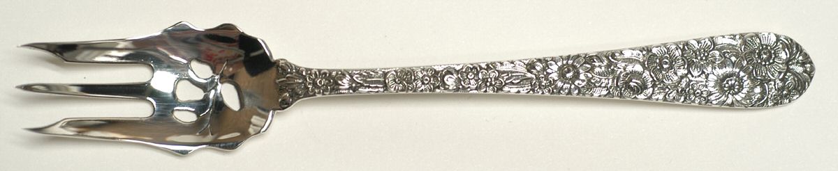 Bridal Bouquet (Sterling, 1932) Pickle Fork Pierced with Short Handle HC by Alvin-1