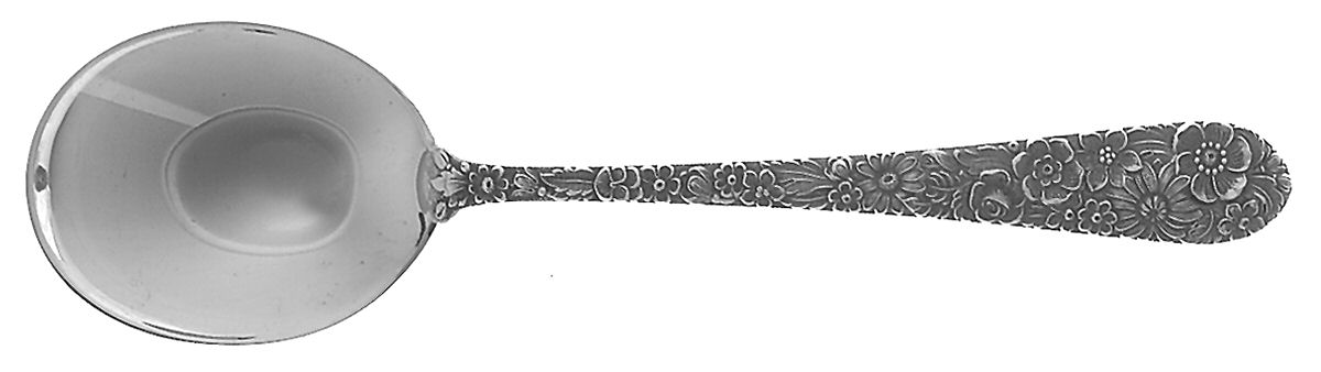 Bridal Bouquet (Sterling, 1932) Round Bowl Soup Spoon (Cream Soup) by Alvin-1