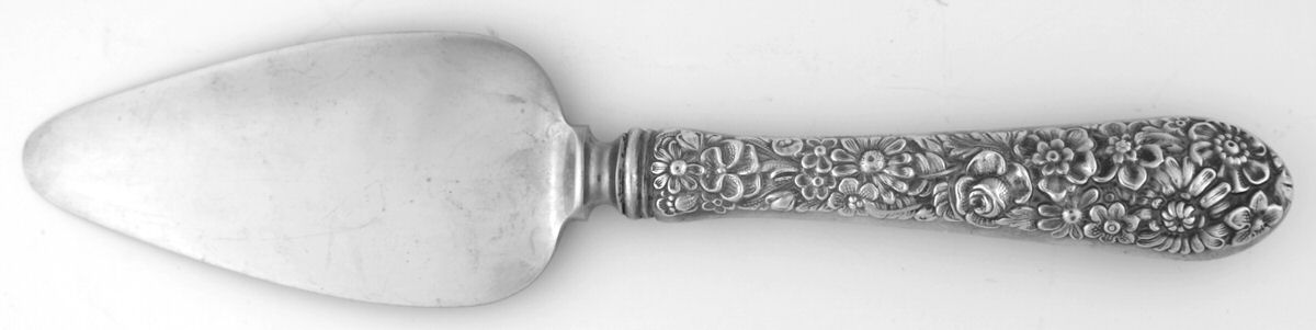 Bridal Bouquet (Sterling, 1932) Cheese Server with Stainless Blade by Alvin-1