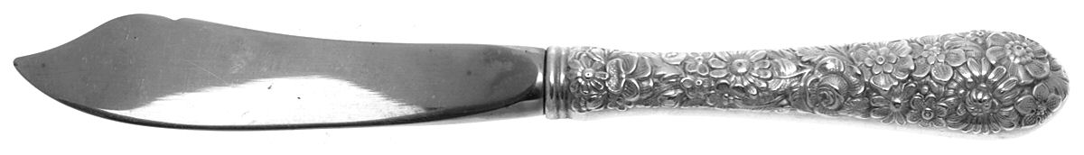 Bridal Bouquet (Sterling, 1932) Hollow Handle Master Butter Knife by Alvin-1