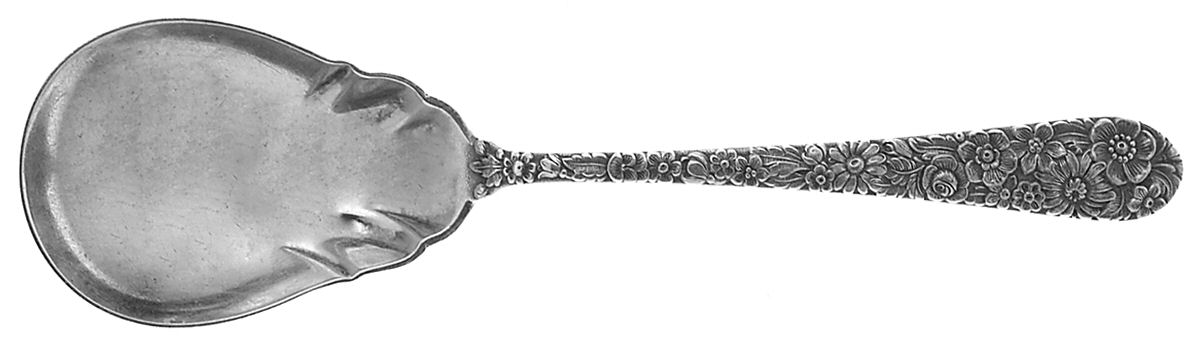Bridal Bouquet (Sterling, 1932) Preserve Spoon by Alvin-1