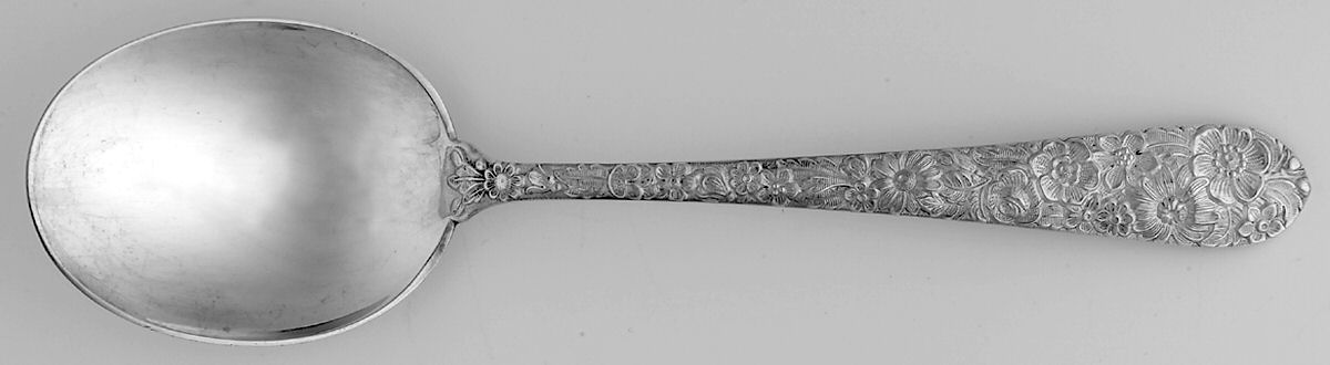 Bridal Bouquet (Sterling, 1932) Round Bowl Soup Spoon (Gumbo) by Alvin-1