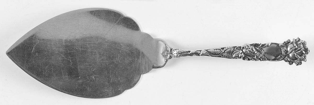 Bridal Rose (Sterling, 1903) Large Solid Pie Knife by Alvin-1